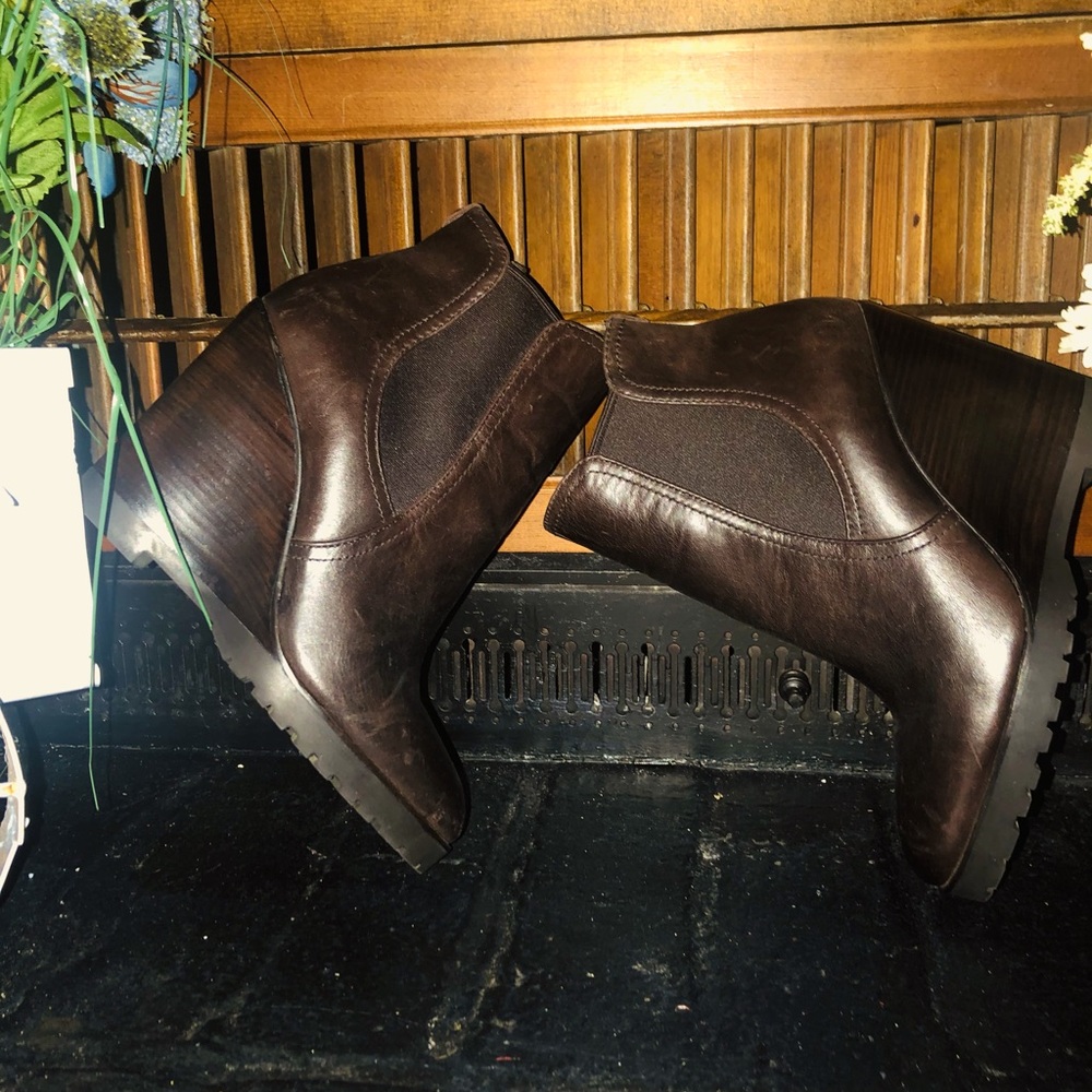 Micheal Kors Wedge ankle boots